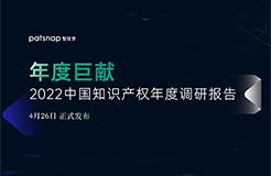 《2022中國(guó)知識(shí)產(chǎn)權(quán)年度調(diào)研報(bào)告》正式發(fā)布！  ?