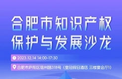 報(bào)名！合肥市知識產(chǎn)權(quán)保護(hù)與發(fā)展沙龍將于12月14日舉辦