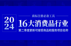 16大消費品行業(yè)：2024年第二季度更新可接受商品和服務(wù)項目名稱