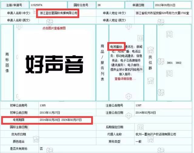 暫更名"中國新歌聲"！三問浙江衛(wèi)視"好聲音"注冊商標(biāo)相關(guān)權(quán)益是啥？