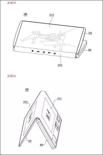 2018熱門「可折疊式手機(jī)專利圖紙」對(duì)比！