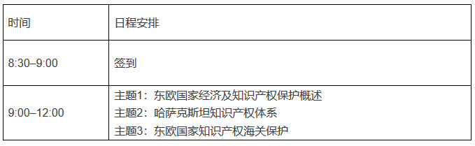 舉辦“一帶一路與知識產(chǎn)權系列公開課——走進東歐”的通知