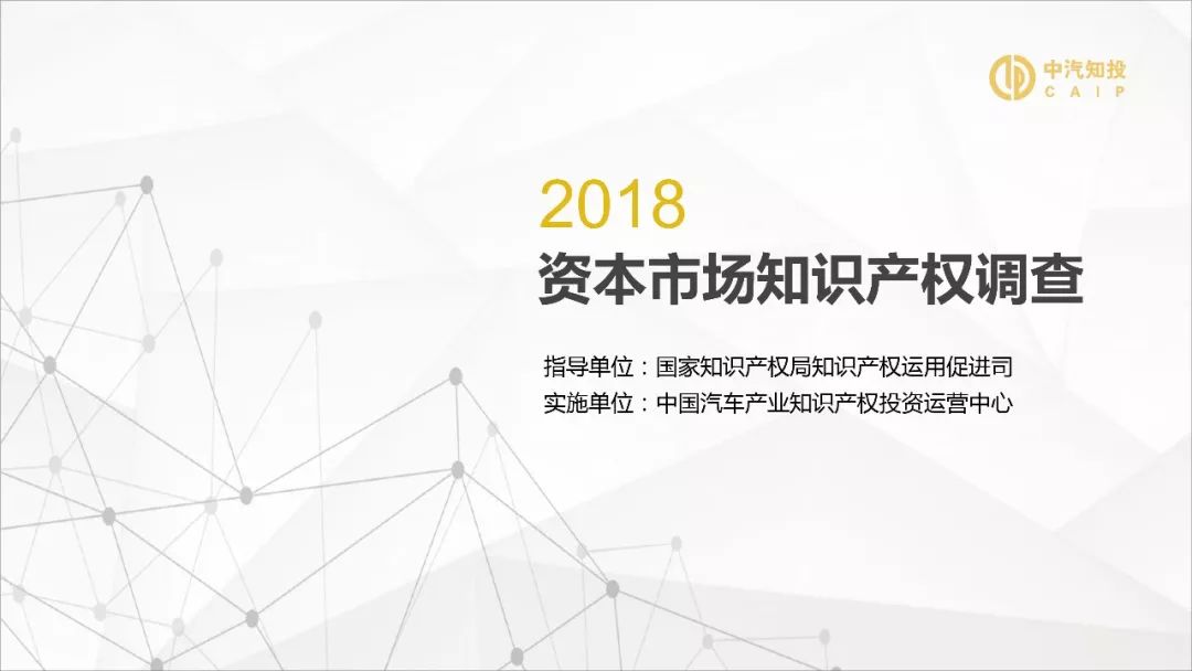 2018資本市場知識產(chǎn)權(quán)調(diào)查報告（PPT全文）