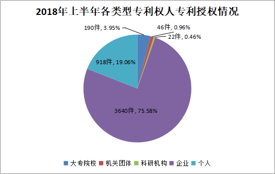 廣州市白云區(qū)2018年上半年專利數(shù)據(jù)分析報告