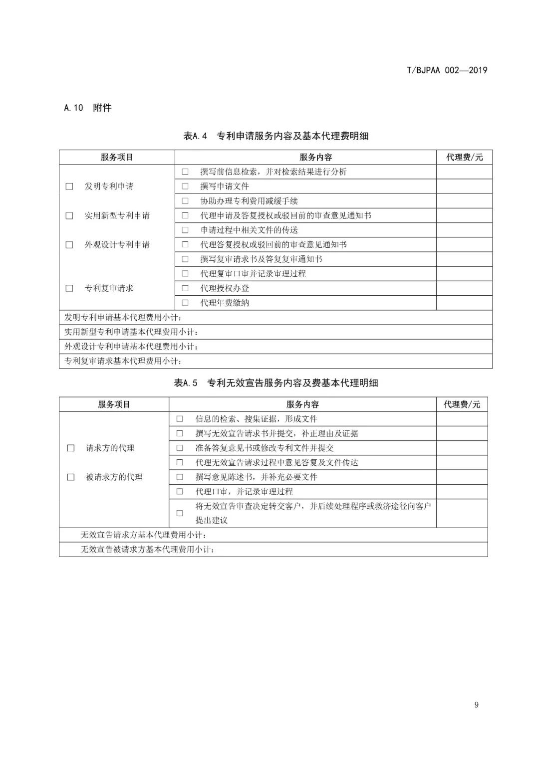 《專利代理服務(wù)商務(wù)往來文件規(guī)范》團(tuán)體標(biāo)準(zhǔn)（全文）