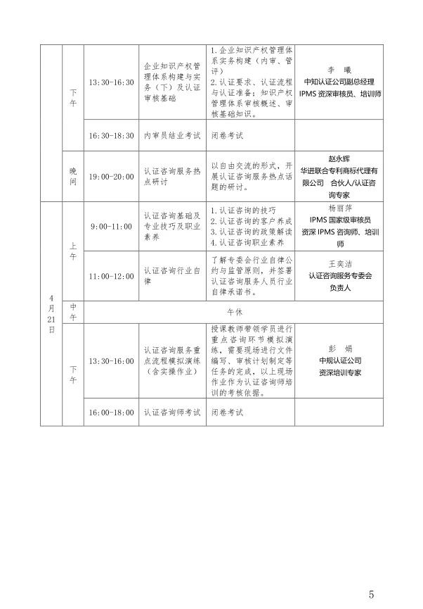 “2019年知識產(chǎn)權(quán)管理體系內(nèi)審員及認證咨詢師培訓”通知