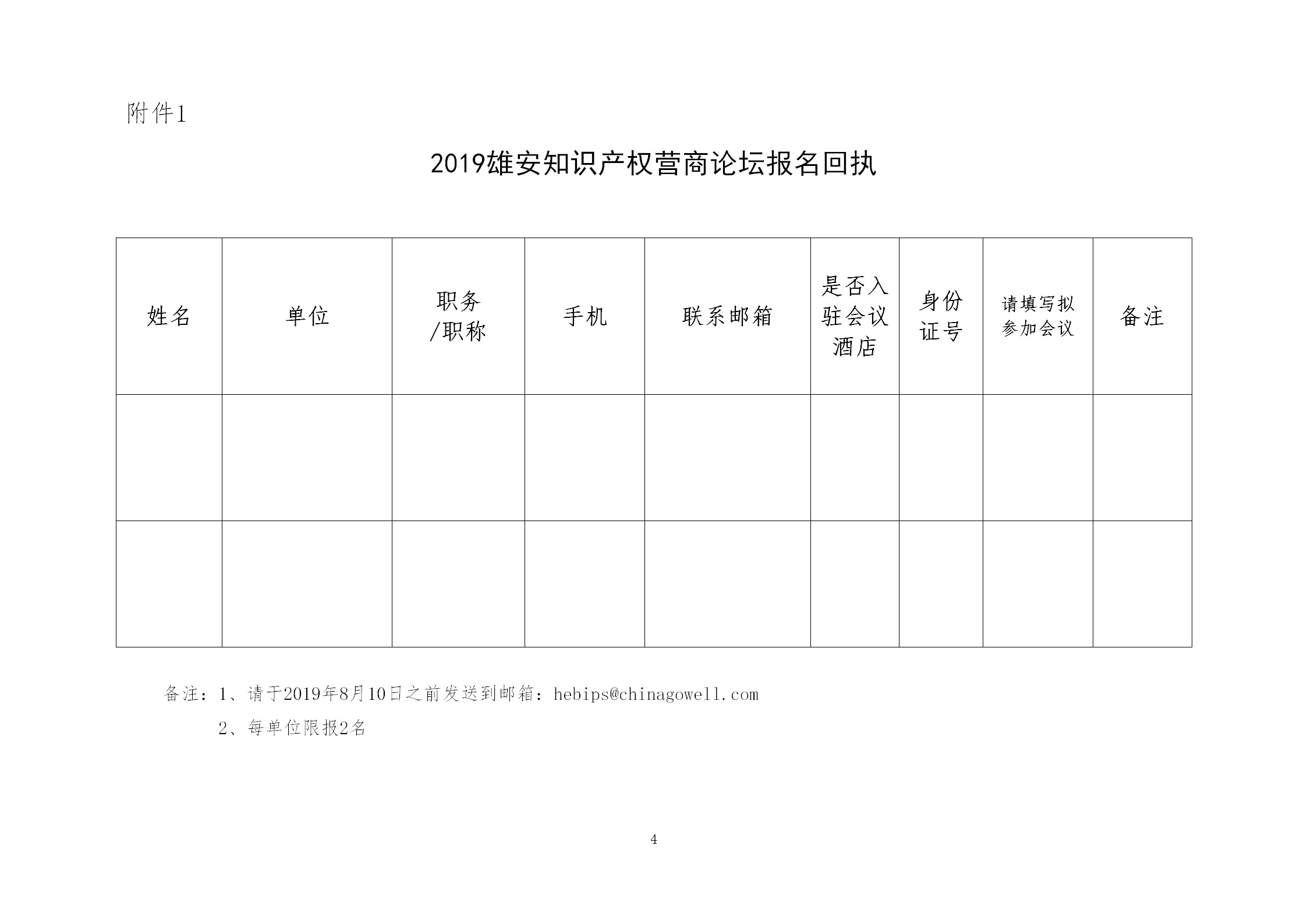 倒計(jì)時(shí)！“2019雄安知識(shí)產(chǎn)權(quán)營(yíng)商論壇”8月底即將舉辦