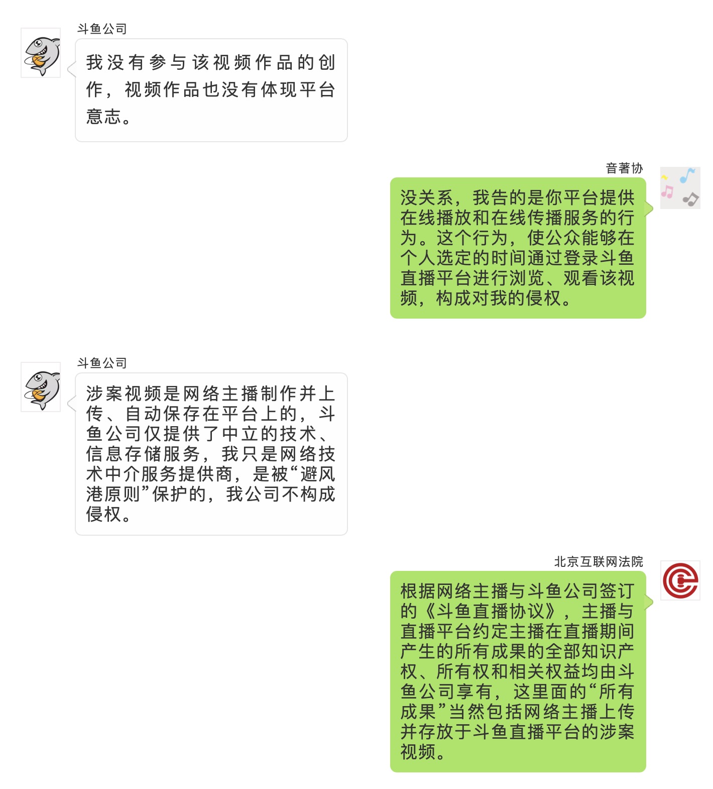 斗魚被判賠音著協(xié)5200元一審判決分析