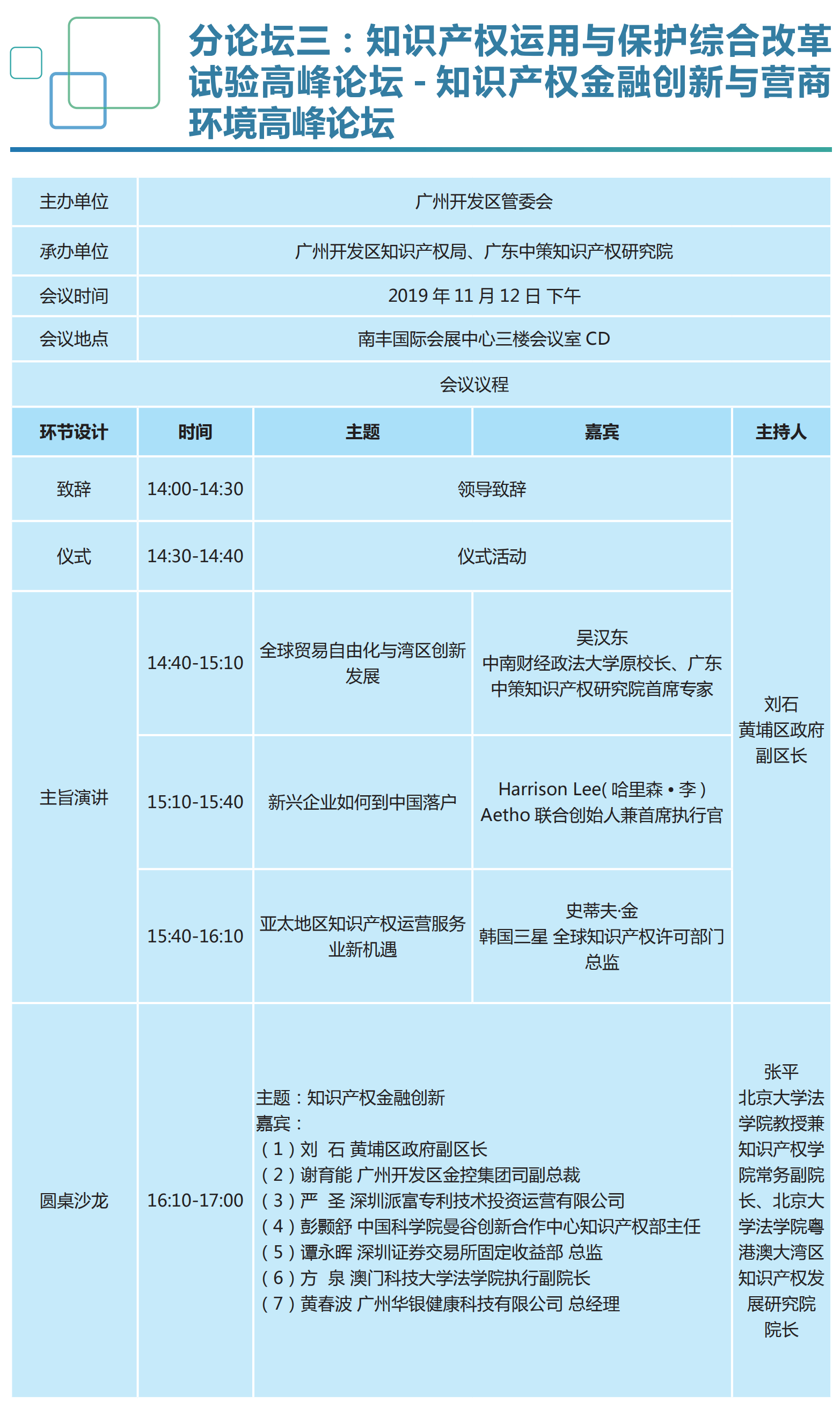 重磅來(lái)襲！2019知交會(huì)「知識(shí)產(chǎn)權(quán)珠江論壇」議程公布！