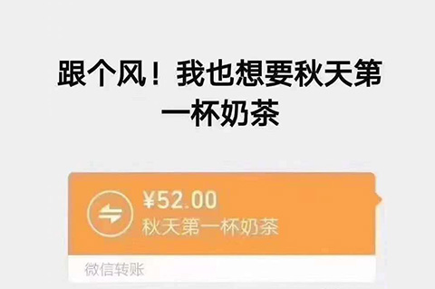 “秋天第一杯奶茶”商標(biāo)、公司名稱相繼被申請！