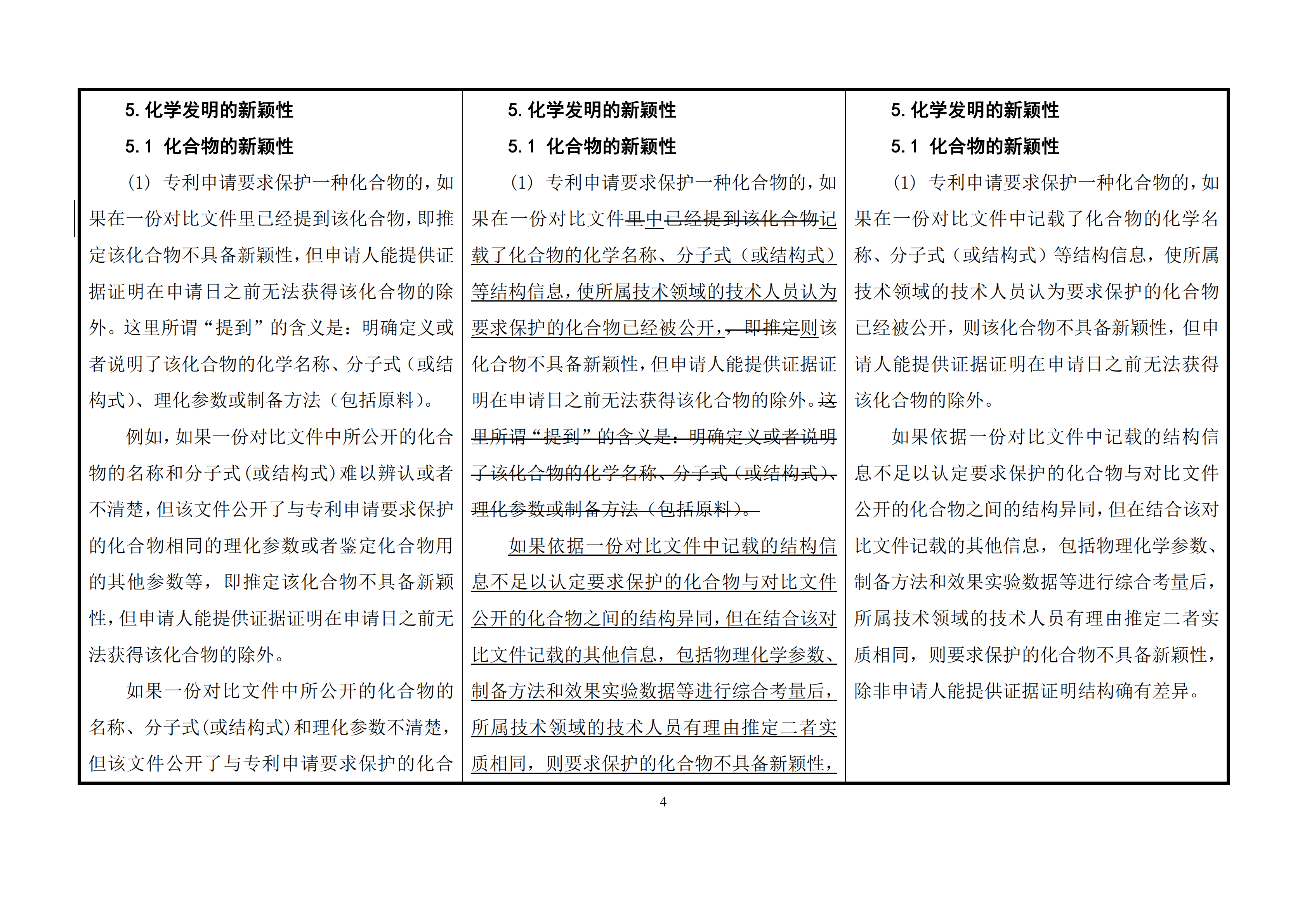 修改對照表｜國知局發(fā)布《專利審查指南修改草案》（第一批征求意見稿）全文