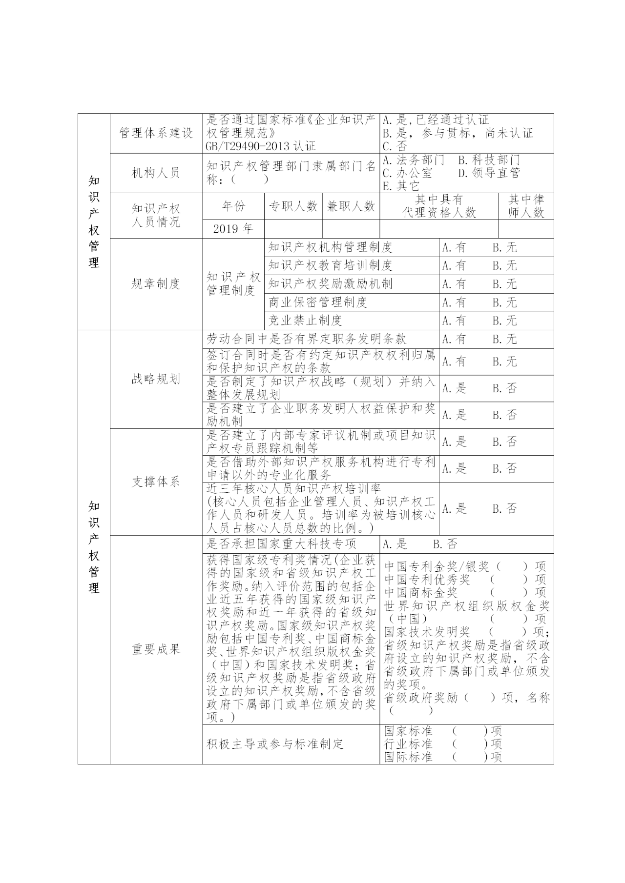 國家知識(shí)產(chǎn)權(quán)示范企業(yè)和優(yōu)勢(shì)企業(yè)典型案例征集遴選和年度考核工作開始！