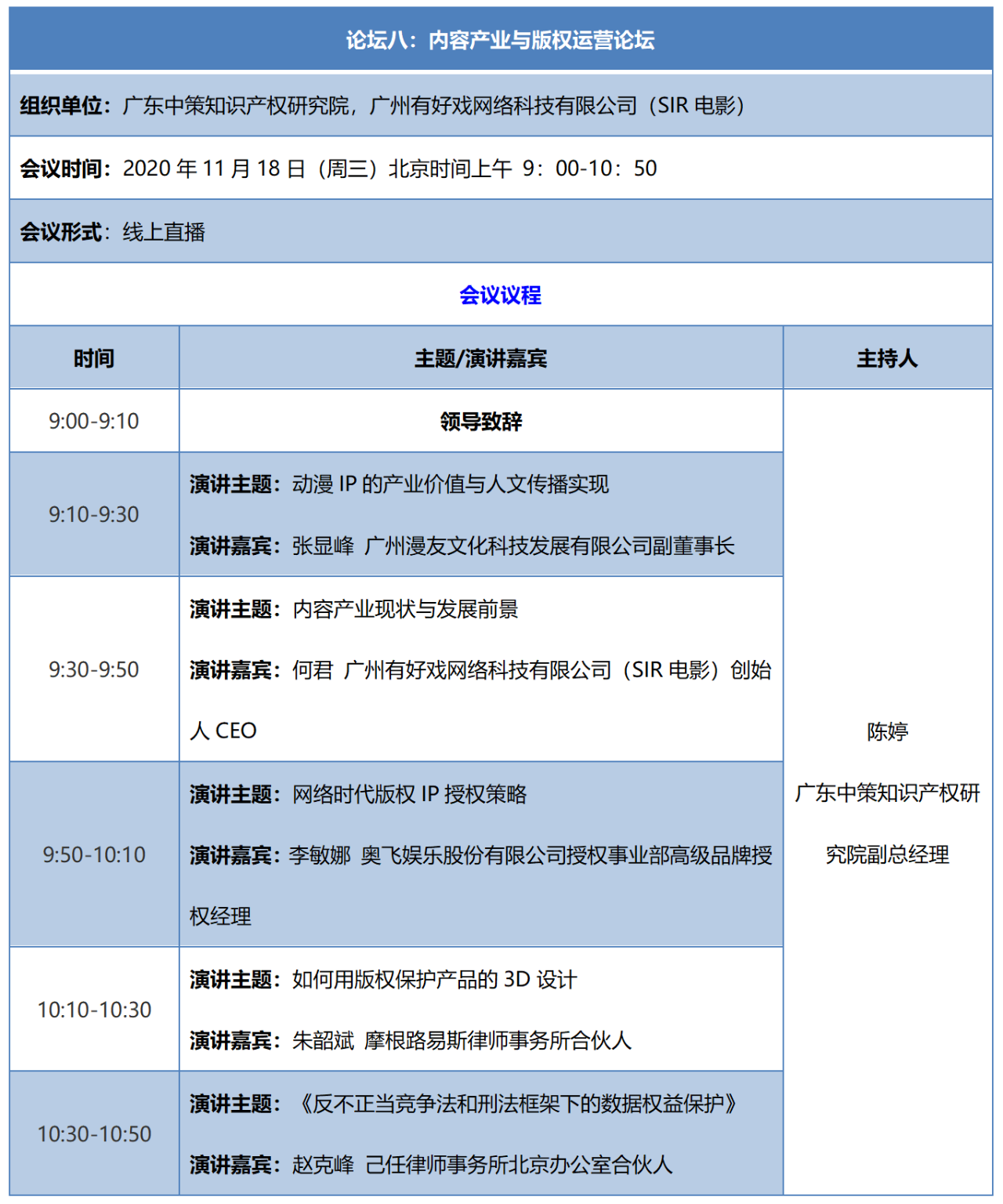 重磅來襲！2020知交會線上灣區(qū)論壇議程公布！