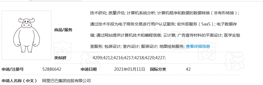 牛年商標(biāo)牛牪犇了！多家公司申請注冊“?！鄙虡?biāo)