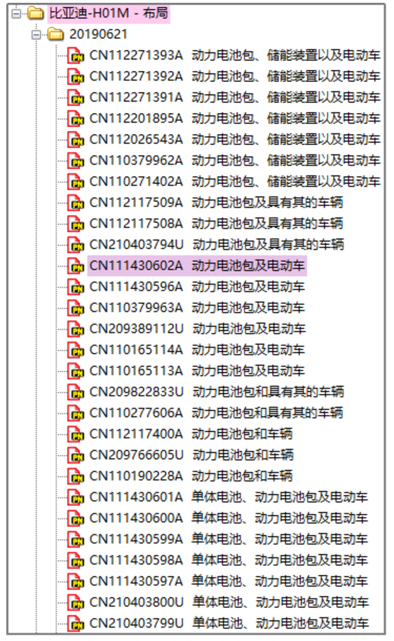 從Patentics布局分組看比亞迪刀片電池專利布局