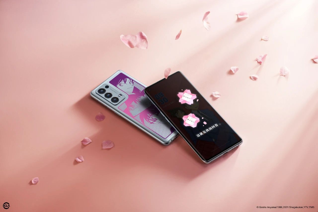 OPPO Reno6 Pro+ 柯南限定版發(fā)布，電致變色方案，聯(lián)名元素拉滿