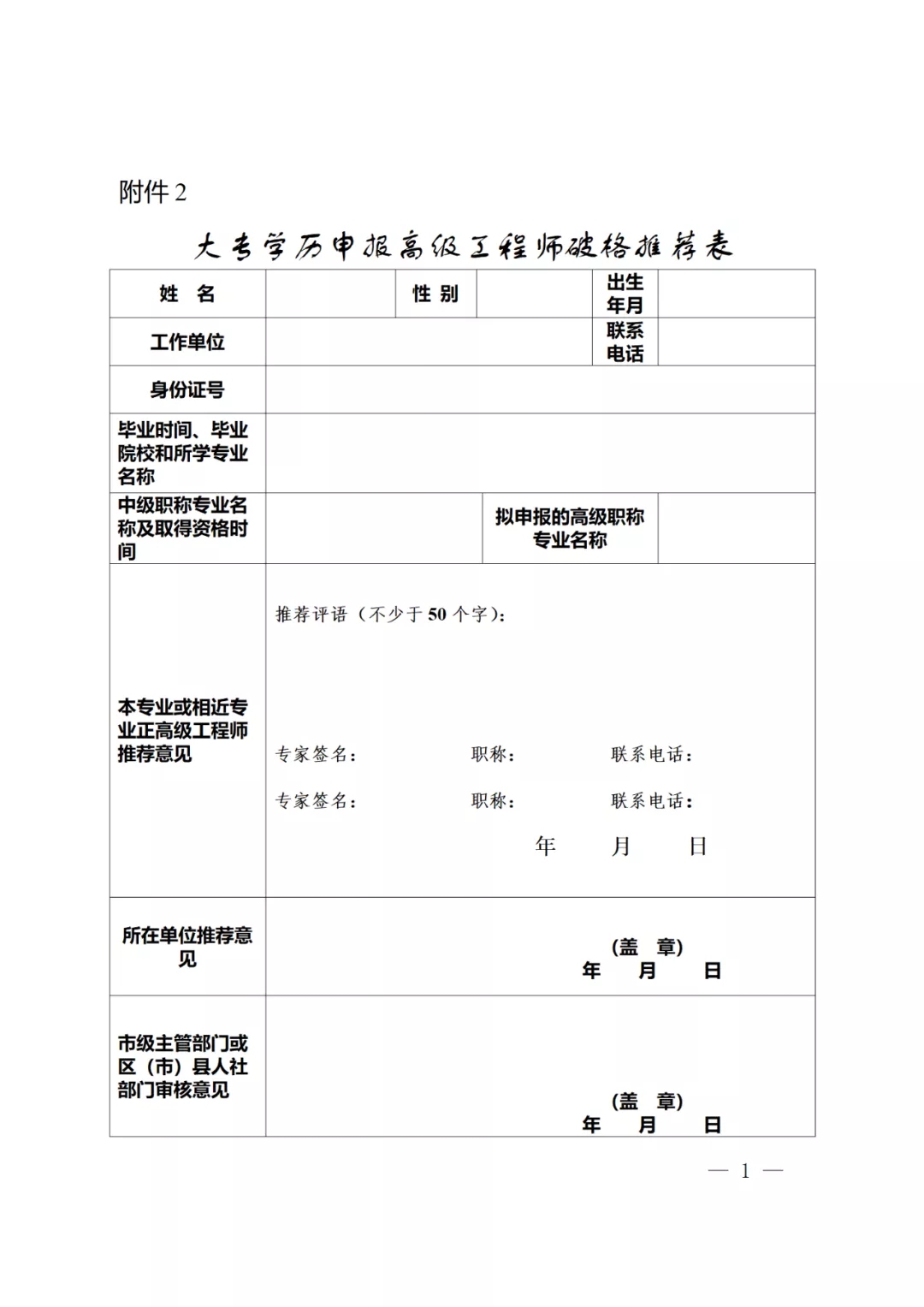 破格申請！1項以上發(fā)明專利+年創(chuàng)稅收1000萬+年薪50萬可申請高級職稱