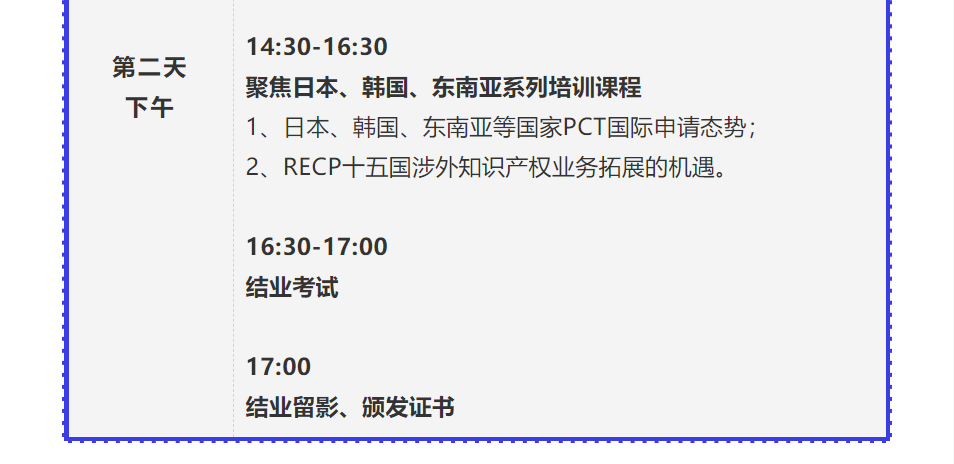 講師公布！2021年「涉外專利代理高級研修班【上海站】」即將舉辦！