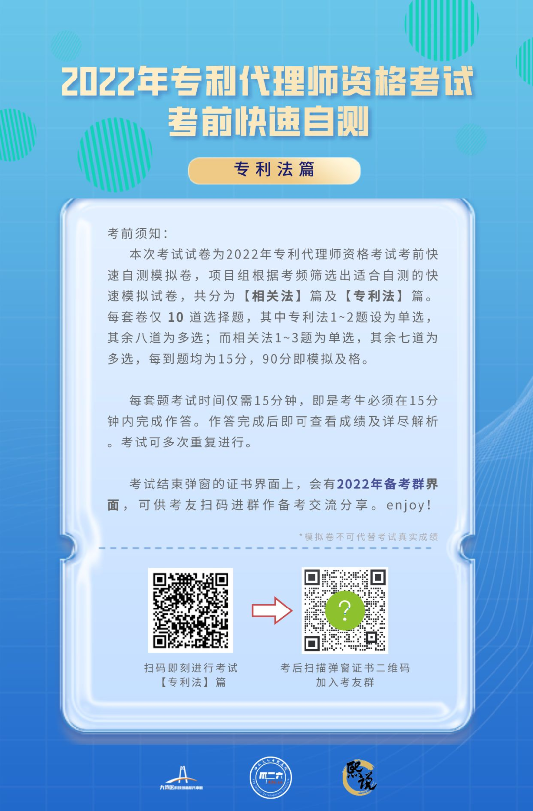 叮！請查收2022年專利代理師資格考試考前復習指南（三重福利大公開）