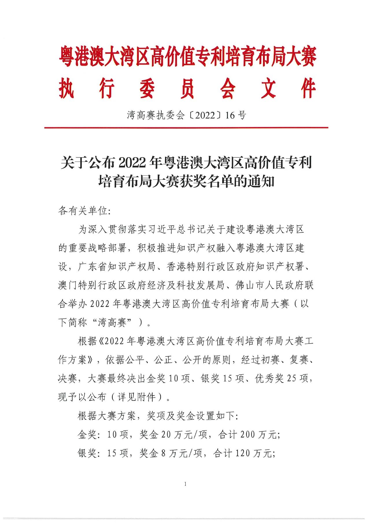 2022年灣高賽獲獎名單正式揭曉！