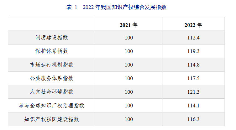 亮點(diǎn)直擊！2022年中國知識(shí)產(chǎn)權(quán)發(fā)展?fàn)顩r評價(jià)報(bào)告