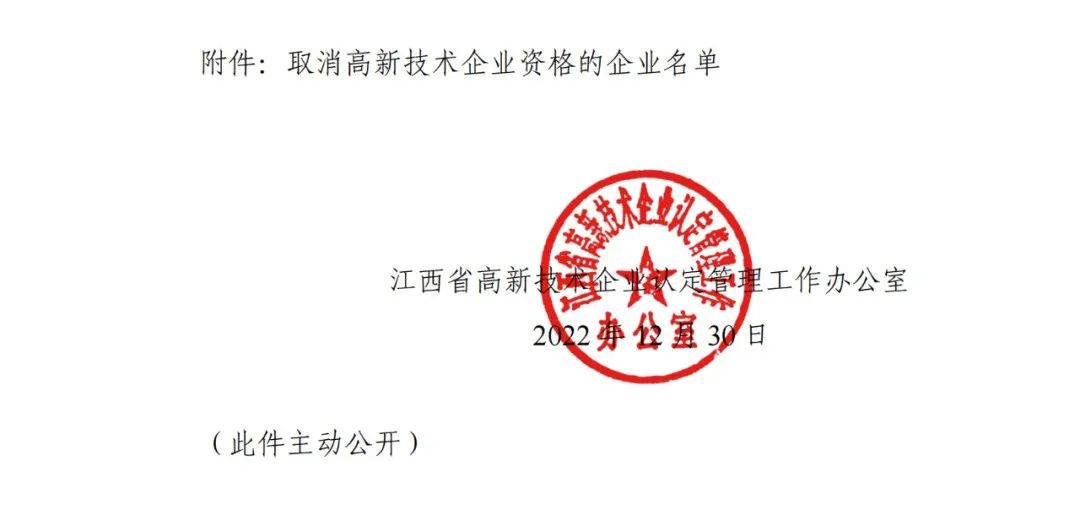 218家企業(yè)被取消企業(yè)高新技術(shù)資格，追繳5家企業(yè)已享受的稅收優(yōu)惠及獎(jiǎng)勵(lì)等！