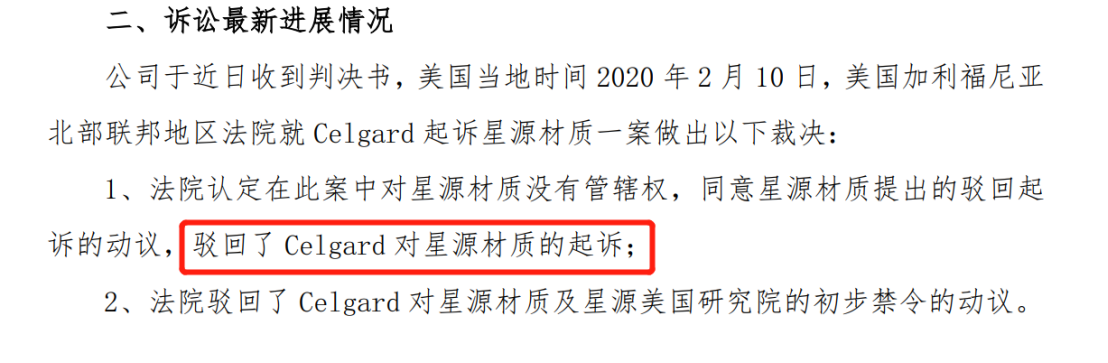 鋰電隔膜中美專利之爭(zhēng)！星源材質(zhì)硬剛國(guó)際鋰電隔膜巨頭，對(duì)方專利被其無(wú)效