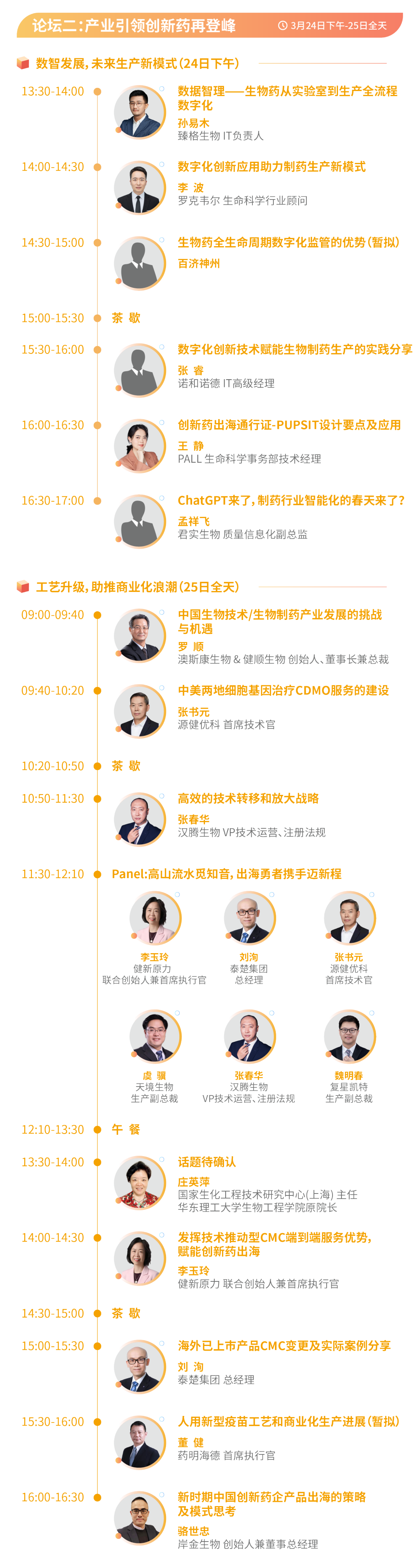 最新議程 | 聚焦創(chuàng)新出海 助推數(shù)智工藝發(fā)展！藥企、CRO/CDMO、資本和駐外使館等百余家企業(yè)參會