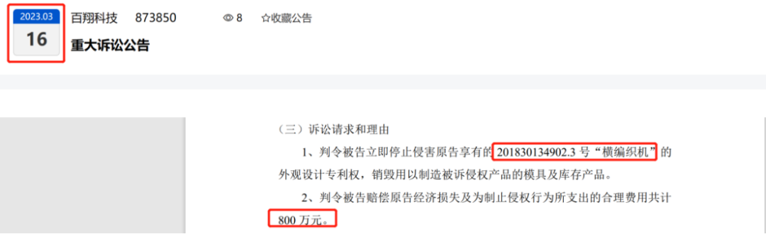 半年內被起訴侵犯10項專利索賠超8000萬，如今一審贏了