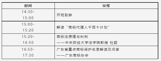 學員免費！下周二舉辦“廣東商標代理合規(guī)實務培訓‘商標代理人千百十計劃’啟動會暨首期培訓”