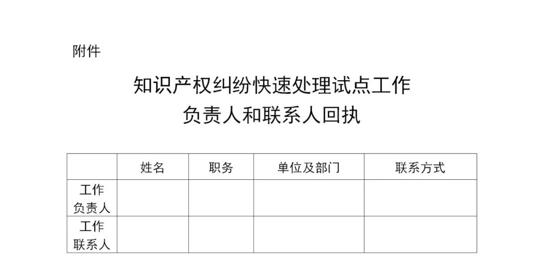 國(guó)知局：確定第二批知識(shí)產(chǎn)權(quán)糾紛快速處理試點(diǎn)地區(qū)