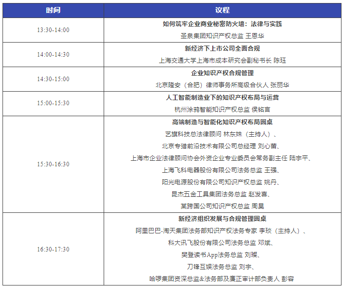 周日直播！2023長三角企業(yè)法治建設(shè)與合規(guī)高峰論壇暨WELEGAL法盟合肥峰會(huì)最新議程