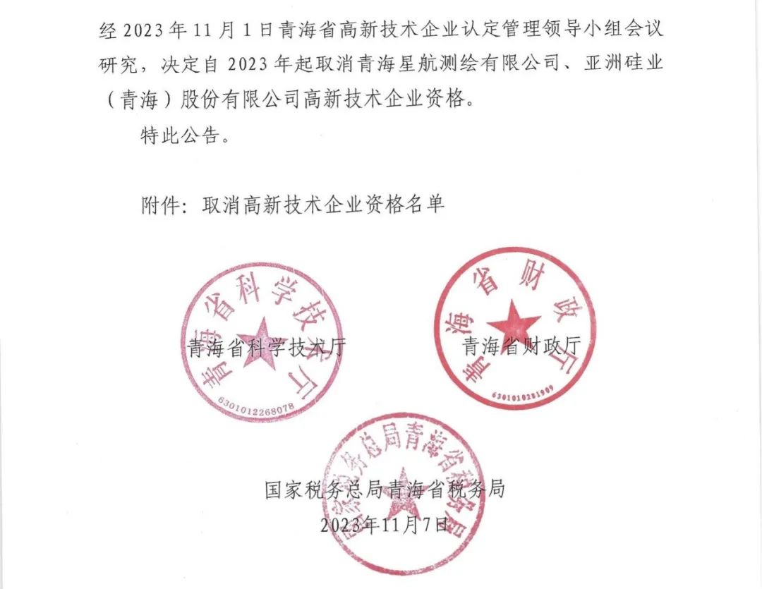 66家企業(yè)被取消高新技術(shù)企業(yè)資格，追繳32家企業(yè)已享受的稅收優(yōu)惠及財政獎補！