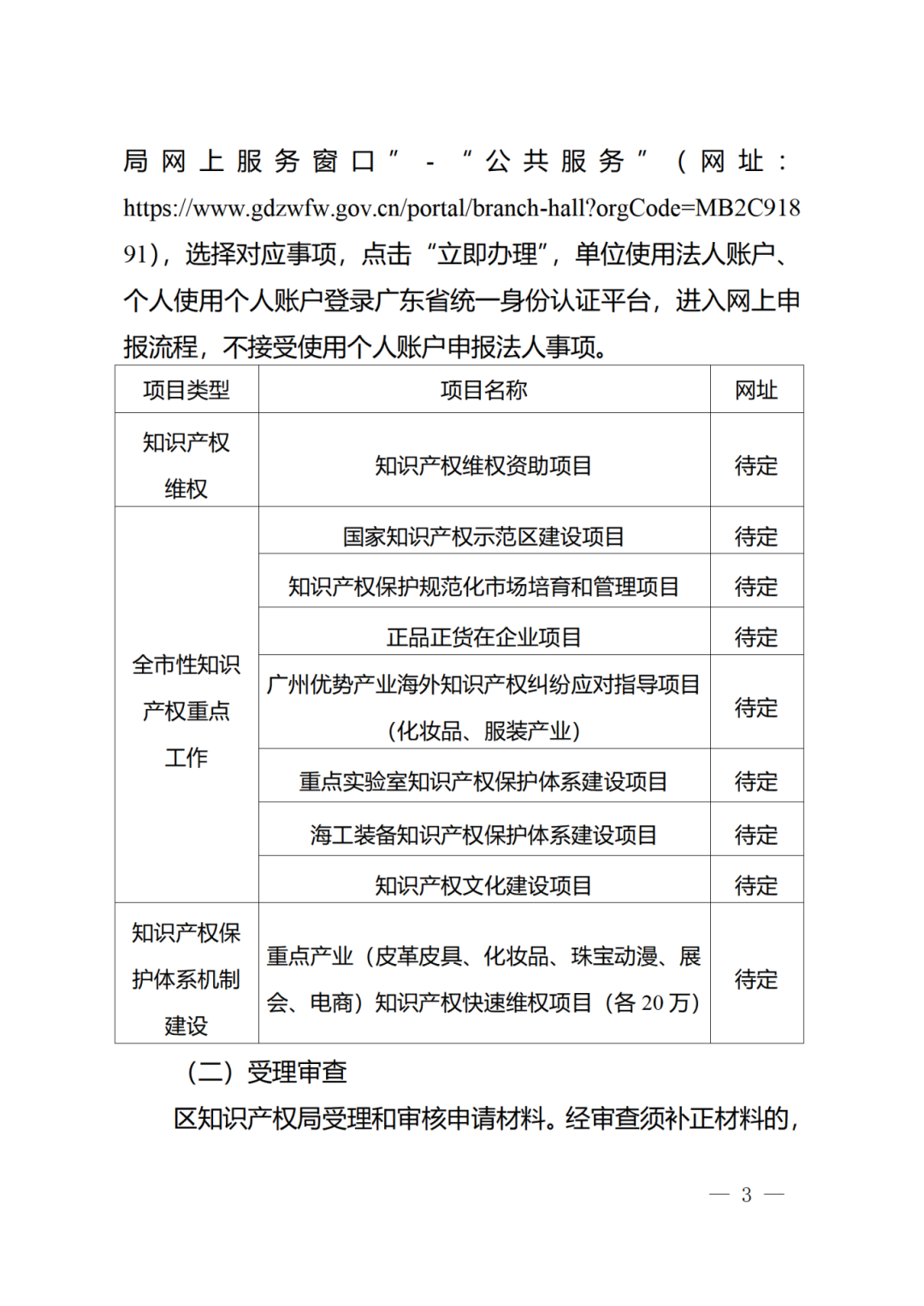 征求意見(jiàn)！《2024年度廣州市知識(shí)產(chǎn)權(quán)工作專項(xiàng)資金（發(fā)展資金）保護(hù)類項(xiàng)目申報(bào)指南》