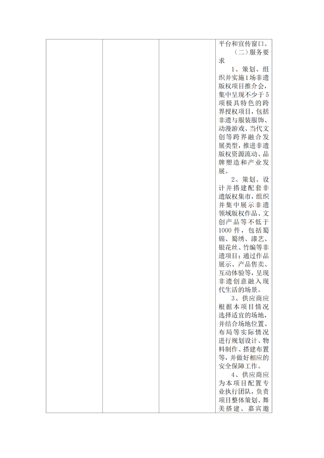 成都非遺版權授權交易項目采購，預算47萬｜附公告