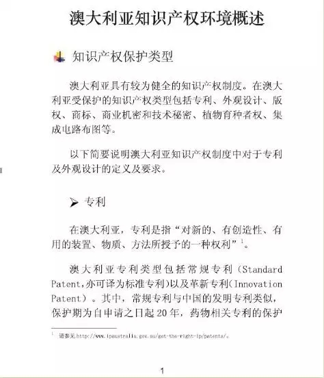 【走向海外系列】澳大利亞專利申請實務指引