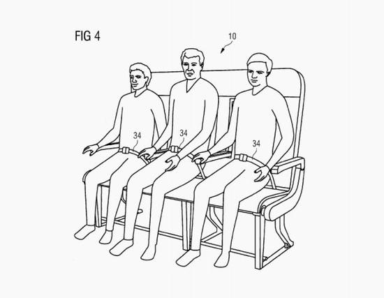 空客又申請座位設計奇葩專利