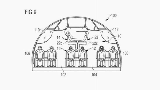空客又申請座位設(shè)計奇葩專利