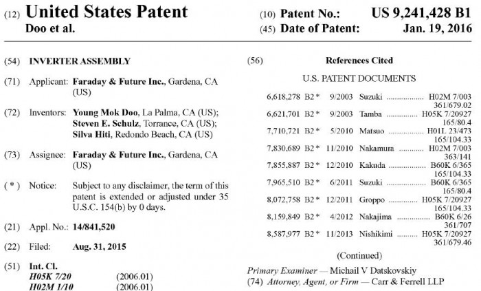 聽說法拉第未來獲得了一個(gè)逆變器專利，這里有關(guān)于它的解析