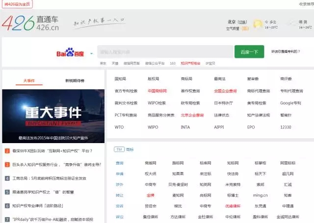 【久等了！】知識產(chǎn)權(quán)人終于有了自己的上網(wǎng)首頁，426.cn橫空出世！