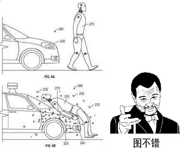 2016谷歌I/O核心專利大公開 撞人時把人黏車上