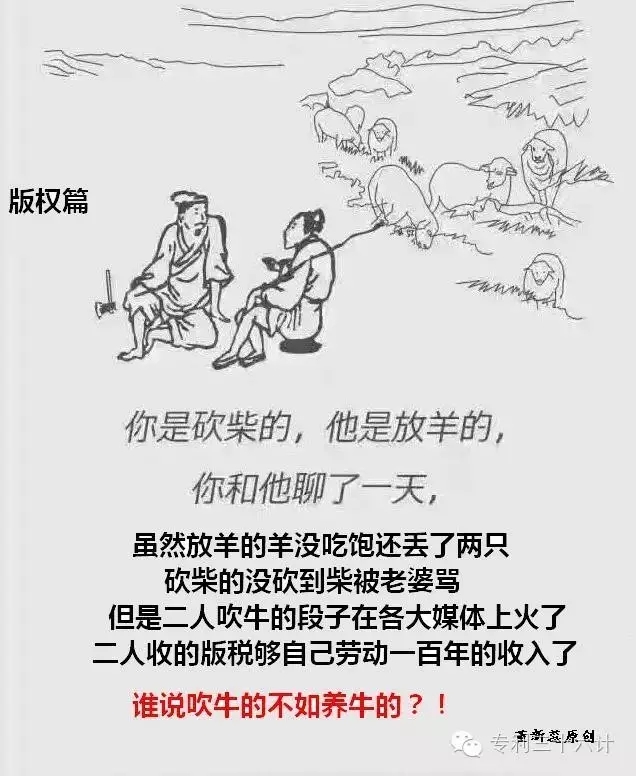 知識產權圈砍柴人和牧羊人的故事