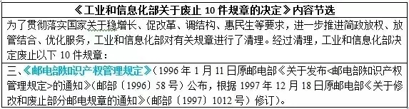 注意！這些知識產權相關文件廢止失效啦！