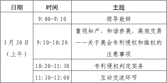 「企業(yè)展會知識產(chǎn)權(quán)保護(hù)能力提升培訓(xùn)班」即將開班啦！