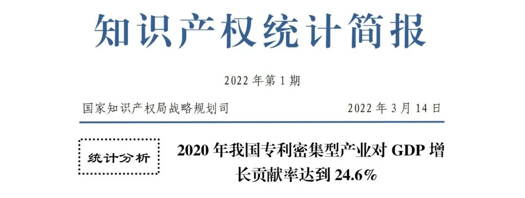 國(guó)知局：2020年，我國(guó)專利密集型產(chǎn)業(yè)城鎮(zhèn)非私營(yíng)單位年平均工資為11.1萬，同比增長(zhǎng)8.8%！